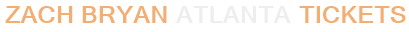 Zach Bryan Atlanta Tickets